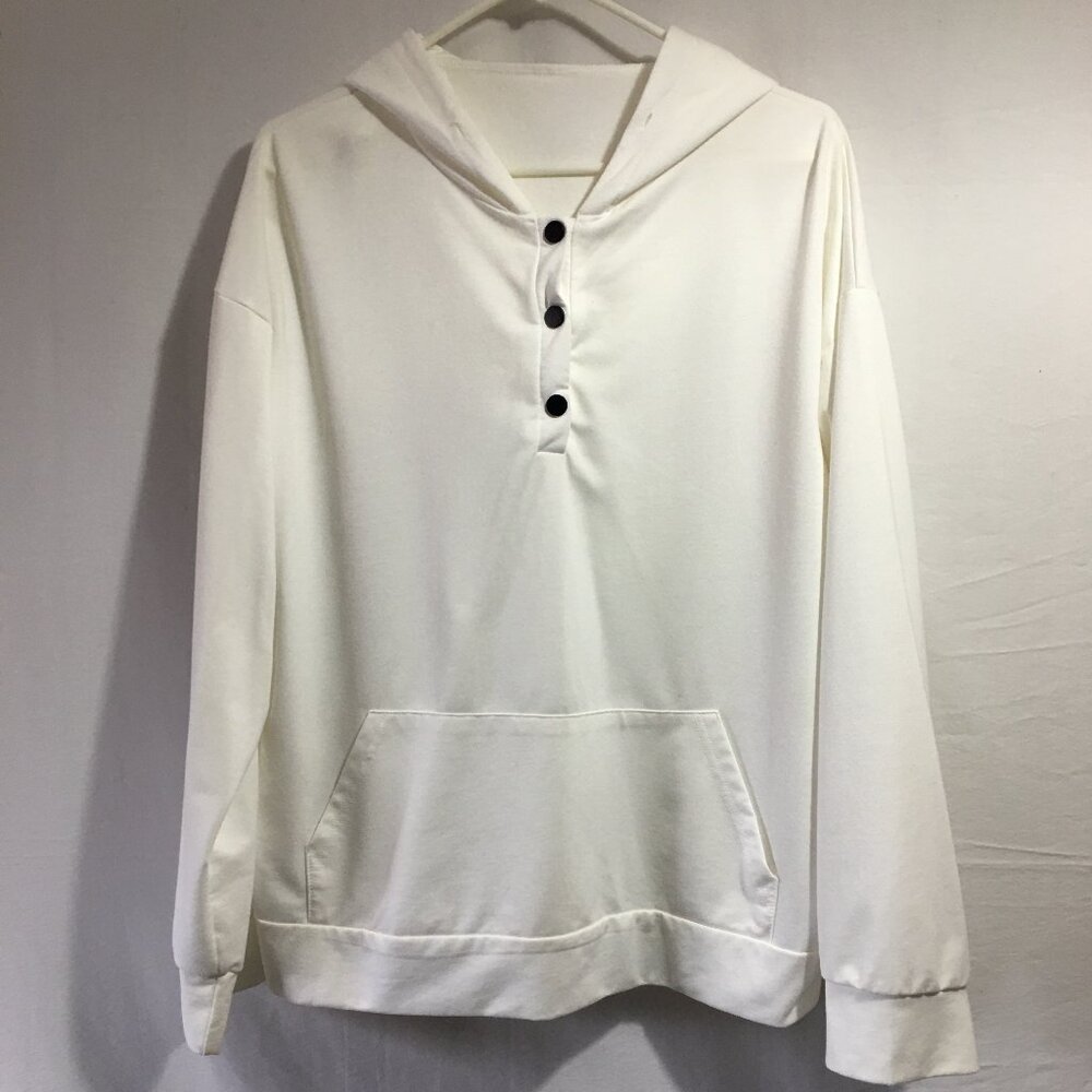 White Pullover Hoodie